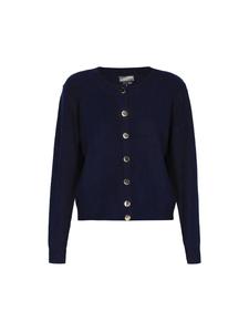 DreiMaster Женский кардиган темно-синего цвета
