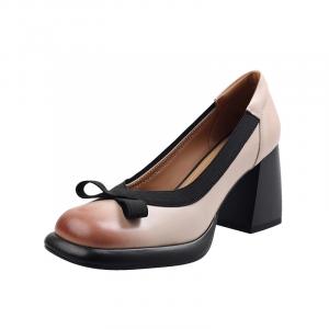 Туфли женские на высоком каблуке Echo&Yolo, цвет Apricot