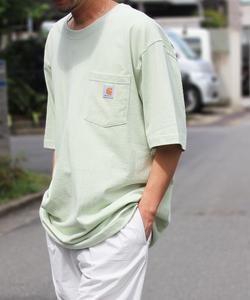 Футболка с коротким рукавом свободного кроя, с карманом и логотипом Carhartt