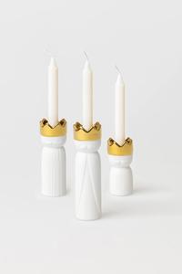 Набор из 3 рождественских подсвечников Raeder, белый
