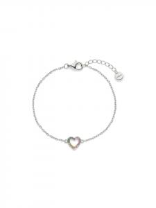 s.Oliver Серебряный браслет с радужным сердечком из серебра