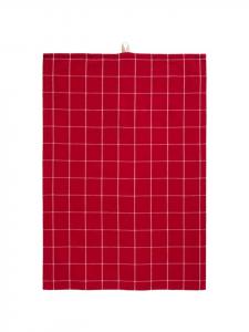 IB Laursen Красное кухонное полотенце Silja в красную клетку