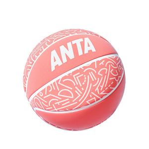 ANTA Резиновый баскетбольный мяч pink path размер 5 тренировочный для детей