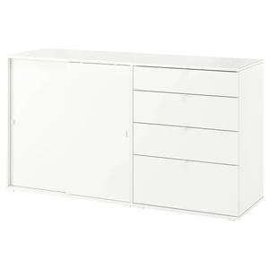 Комбинация для хранения VIHALS IKEA, 165x47x90 см, белый