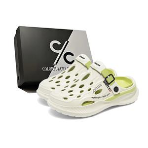 Сабо унисекс Colorful Creations, White Green