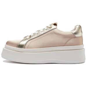 Дышащие низкие кроссовки для скейтбординга, увеличивающие рост, для женщин LE SAUNDA, Apricot Bef