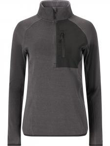 Блуза Whistler Midlayer Helge, цвет 1011 Dark Grey Melange