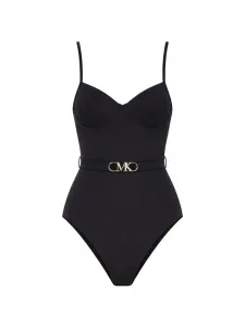 Купальник с логотипом Michael Michael Kors, черный