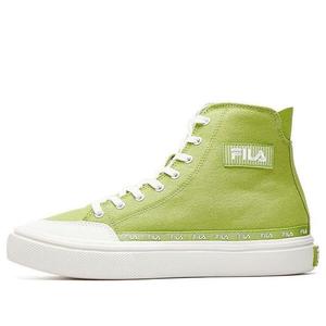 Кроссовки strada mid-top canvas shoes green/white Fila, зеленый