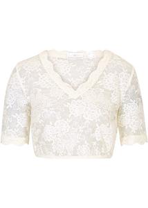 Кружевная блузка в стиле дирндль Bpc Selection, белый