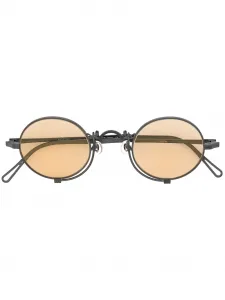 Солнцезащитные очки в круглой оправе Matsuda, черный
