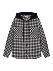 Худи в клетку Tomboy, зеленый