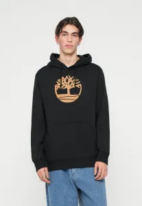 Худи с логотипом дерева реки кеннебек Timberland, Black/Wheat
