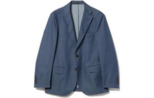 Beams Мужской синий деловой костюм, Blue