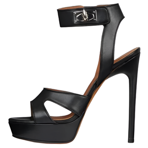 Givenchy Сандалии Shark Lock One Strap, женские, черные