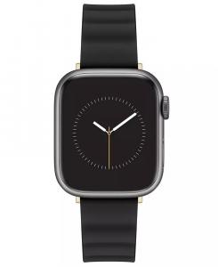 Женский кожаный ремешок черного цвета со змеиным узором, предназначенный для Apple Watch диаметром 38/40/41 мм Nine West, черный