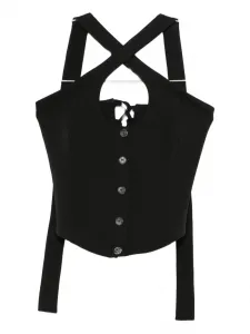 Корсетный топ Rosemary Rhizome, черный