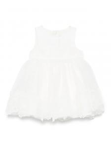 Abel & Lula платье с цветочной аппликацией, белый