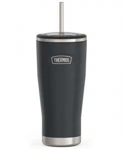 Стакан Icon Series объемом 0,7 л с крышкой с фиксатором Thermos, серый