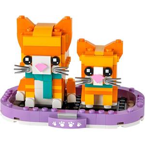 LEGO Конструктор Brickheadz Yellow Tiger, 269 деталей, 40480