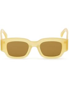 Прозрачные квадратные солнцезащитные очки AMI Paris, желтый