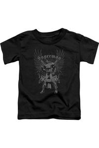 Футболка с коротким рукавом Superman Steel для малышей Gildan, черный