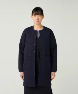 Гибкий утепленный длинный кардиган