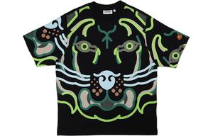 Футболка мужская Kenzo с объемным принтом, черный