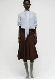 Блуза Mango Blouse, Sky Blue/Light Blue