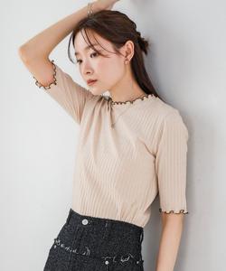 Топ с коротким рукавом Wave Mellow в рубчик