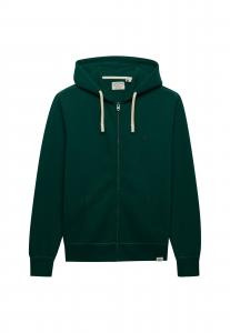 Superdry & Co Толстовка с молнией в темно-зеленом цвете
