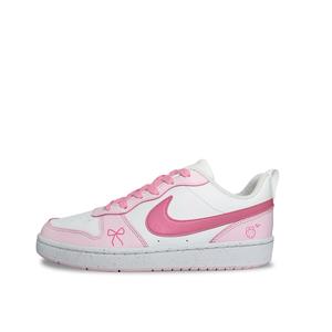 Court Borough Berry Trouble противоскользящие устойчивые к истиранию низкие детские скейтбординг кроссовки Nike, розовый