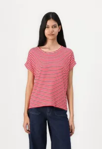 Футболка onlmoster в полоску с коротким рукавом и принтом на воротнике Only, Lychee