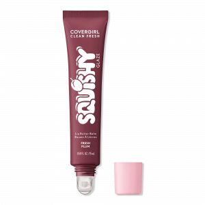 Бальзам для губ Clean Fresh Squishy Glaze Lip Butter Balm CoverGirl, Fresh Plum (sheer burgundy plum)
