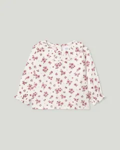 Рубашка с длинным рукавом с цветочным принтом для маленькой девочки Baby El Corte Inglés, розовый