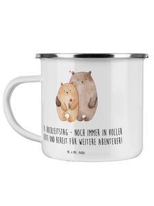 Кофейная кружка на 10-ю годовщину свадьбы, годовщину свадьбы с розами, с... белого цвета Mr. & Mrs. Panda