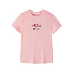 Футболка YUANTIANZHI,LIANMINGKUAN свежий FILA KIDS, розовый