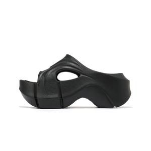 CARDANRO Женские противоскользящие антибактериальные износостойкие быстросохнущие шлепанцы EVA - черные, цвет Black