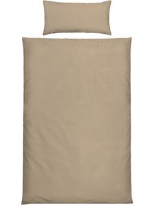 Постельное белье из хлопчатобумажной ткани Wertingen темно-серого цвета Erwin Müller, 135x200 см (80x80 см)