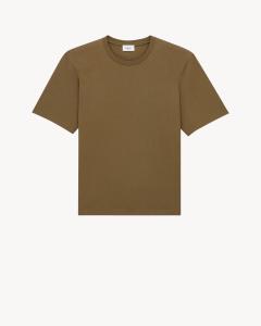 Футболка с изображением полумесяца Saint Laurent, зеленый