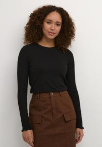 Футболка с длинным рукавом KADREW Kaffe, глубокий черный