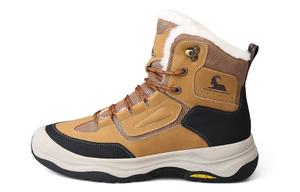 BECK Мужские зимние ботинки черные, земляно-желтые, цвет Earth Yellow