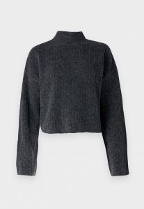 Джемпер NMSMILLA HIGH NECK Noisy May, цвет Mottled Dark Grey