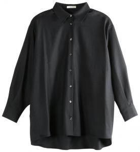 Рубашка The Row Luka, черная