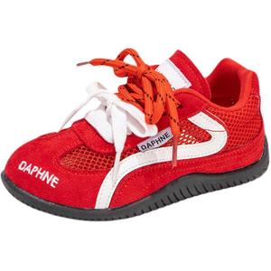 Против скольжения и устойчивые к износу увеличивающие рост детские повседневные кроссовки Kids' DAPHNE KIDS, красный