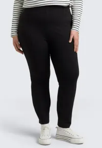 Брюки больших размеров с эластичными леггинсами Tom Tailor, Deep Black