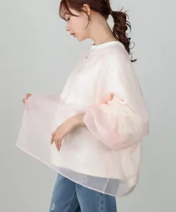 Прозрачная многослойная флисовая толстовка