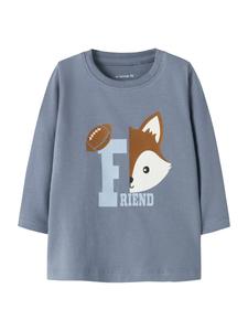 Рубашка NAME IT NBMSHOUT, пыльно-синий/светло-голубой