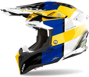 Шлем Airoh CASCO, Blue / yellow gloss