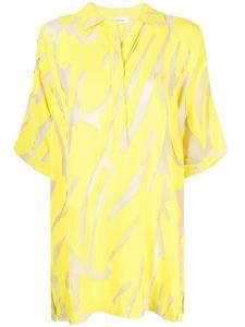 Платье мини Lori с приспущенными плечами Rodebjer, желтый